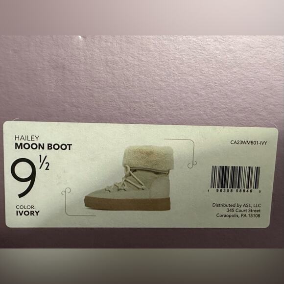 Calia By Carrie Underwood Hailey Moon Boot Size 9.5 Ivory Street Wear New - Picture 9 of 9